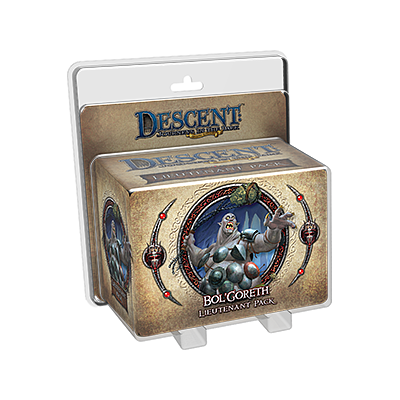 DESCENT 2ND ED: BOL'GORETH LIEUTENANT PACK EN (深入绝地 第二版：博尔格斯 邪恶副官补充包 英文版)