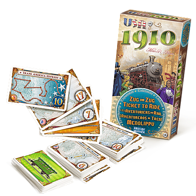 TICKET TO RIDE: USA 1910 EXPANSION (铁路环游：美国1910扩展 英文版)