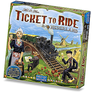 TICKET TO RIDE NETHERLAND MAP COL 4 EN