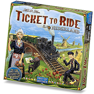 TICKET TO RIDE: NETHERLAND MAP COL 4 (铁路环游：荷兰篇 英文版)