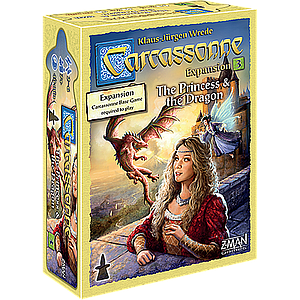 CARCASSONNE EXP 3 THE PRINCESS THE DRAGON EN