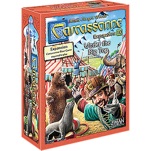 CARCASSONNE EXP 10: UNDER THE BIG TOP EN (卡卡颂 10号扩展：大马戏团 英文版)