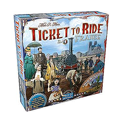 TICKET TO RIDE FRANCE OLD WEST MAP 6 EN