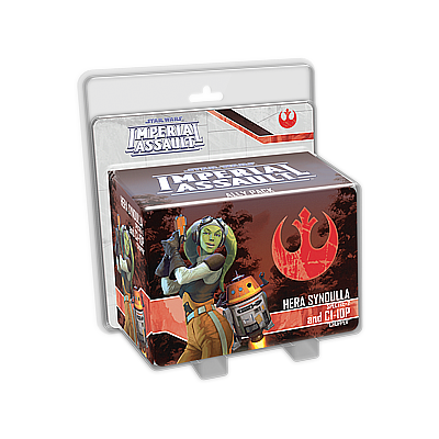 STAR WARS IMPERIAL ASSAULT: HERA SYNDULLA AND C1-10P ALLY PACK EN (星球大战 帝国突击：赫拉·辛杜拉与C1-10P 英文版)