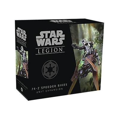 STAR WARS LEGION CORE WARE: 74-Z SPEEDER BIKES UNIT EXPANSION EN (星球大战 军团基础套：74-Z反重力车单位扩展 英文版)