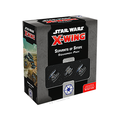 STAR WARS X-WING 2ND EDITION WAVE 3: SERVANTS OF STRIFE SQUADRON PACK EN (星球大战X翼战机第二版第3波：冲突之仆中队补充包 英文版)