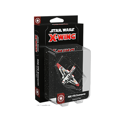 STAR WARS X-WING 2ND EDITION WAVE 3: ARC-170 STARFIGHTER EN (星球大战X翼战机第二版第3波：ARC-170星际战斗机 英文版)