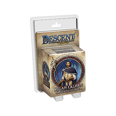 DESCENT 2ND ED: RYLAN OLLIVEN LIEUTENANT PACK EN (深入绝地第二版：莱亚·欧里温副官包 英文版)