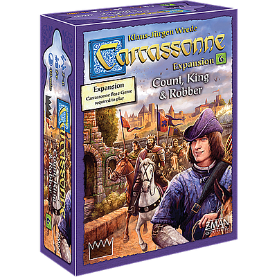 CARCASSONNE EXP 6: COUNT, KING & ROBBER EN (卡卡颂扩展6：伯爵、王国与强盗 英文版)