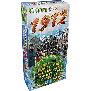 TICKET TO RIDE: EUROPA 1912 EXPANSION EN (铁路环游：欧洲篇1912扩展 英文版)