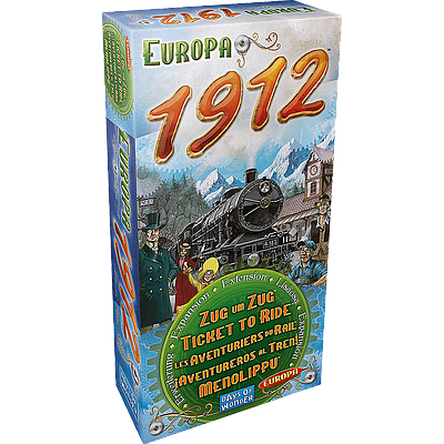 TICKET TO RIDE: EUROPA 1912 EXPANSION EN (铁路环游：欧洲篇1912扩展 英文版)