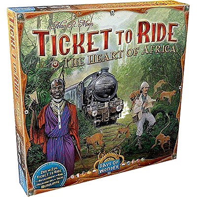TICKET TO RIDE MAP COLLECTION VOLUME 3 THE HEART OF AFRICA EN