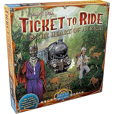 TICKET TO RIDE MAP COLLECTION: VOLUME 3 – THE HEART OF AFRICA EN (铁路环游地图合集：第3卷-非洲腹地 英文版)