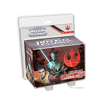 STAR WARS IMPERIAL ASSAULT: EZRA BRIDGER AND KANAN JARRUS ALLY PACK EN (星球大战 帝国突击：埃兹拉和卡南盟友补充包 英文版)
