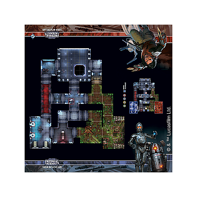 STAR WARS IMPERIAL ASSAULT: TARKIN INITIATIVE LABS SKIRMISH MAP (星球大战 帝国突击：塔金实验室冲突战地图)