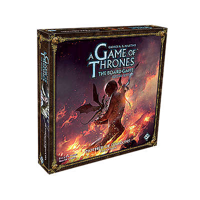 A GAME OF THRONES BOARD GAME 2ND EDITION MOTHER OF DRAGONS EXPANSION EN
