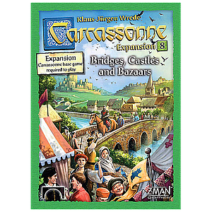 CARCASSONNE EXP 8: BRIDGES, CASTLES AND BAZAARS EN (卡卡颂 8扩：桥梁、城堡和集市 英文版)