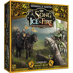 A SONG OF ICE FIRE TABLETOP MINIATURES GAME BARATHEON STARTER SET EN