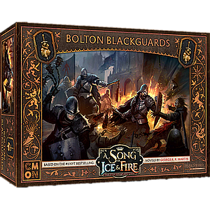 A SONG OF ICE & FIRE TABLETOP MINIATURES GAME: BOLTON BLACKGUARDS EN (冰与火之歌：中立-波顿黑卫 英文版)