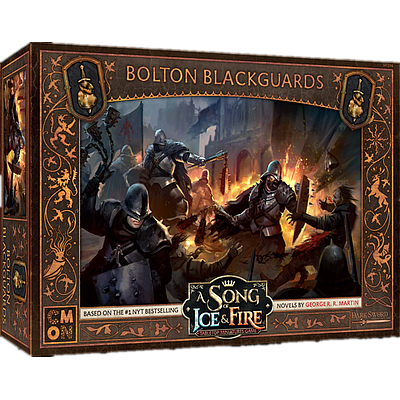 A SONG OF ICE & FIRE TABLETOP MINIATURES GAME: BOLTON BLACKGUARDS EN (冰与火之歌：中立-波顿黑卫 英文版)