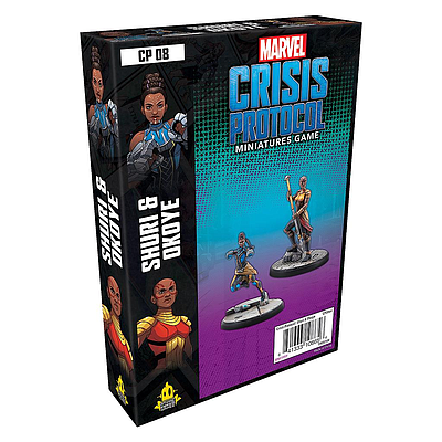MARVEL CRISIS PROTOCOL: OKOYE AND SHURI CHARCTER PACK EN (漫威危机协议：奥克耶与舒莉角色补充包 英文版)