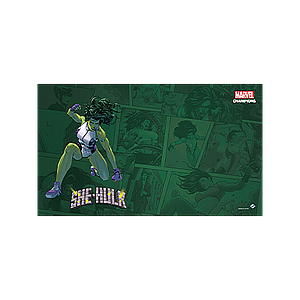MARVEL CHAMPIONS: SHE-HULK GAME MAT (漫威群英传：女绿巨人游戏垫)