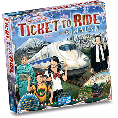 TICKET TO RIDE MAP COLLECTION: VOLUME 7 JAPAN & ITALY EN (铁路环游地图集：第七卷 日本与意大利 英文版)