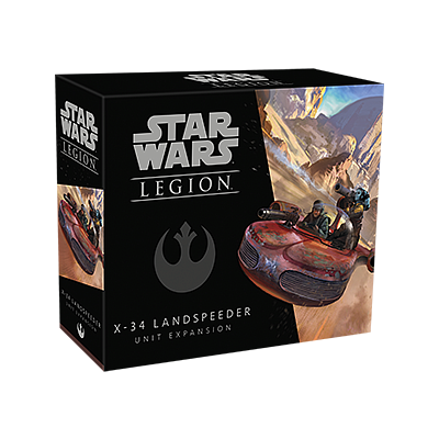 STAR WARS LEGION: X-34 LANDSPEEDER UNIT EXPANSION EN (星球大战军团：X-34陆上飞艇单位扩展 英文版)
