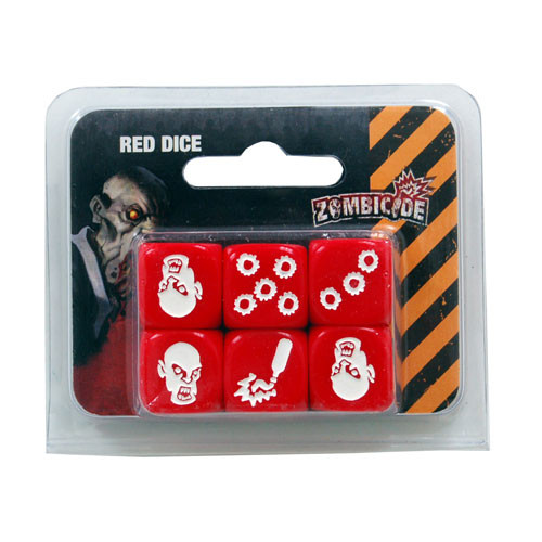 ZOMBICIDE RED SPECIAL DICE