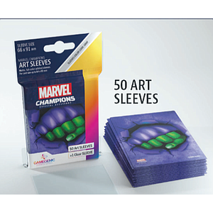 MARVEL ART SLEEVES SHE-HULK SHEET 66 X 92 MM (漫威女绿巨人牌套 66 X 92 MM 50彩色+1透明张装)