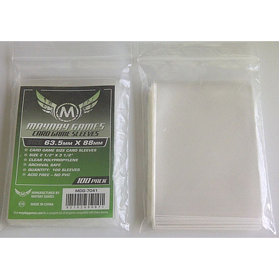 MAYDAY GAMES SLEEVES 63.5X88MM (7041)