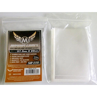 MAYDAY GAMES SLEEVES 65X100MM (牌套-65X100MM-7102)